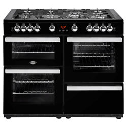 Belling Cookcentre 110G Gas Range Cooker Black